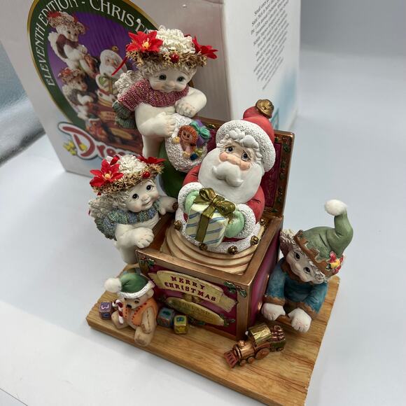 Vintage Dreamsicles Toyland Santa Claus Angels Elves 11 Edition 2002 With Box - Picture 4 of 10